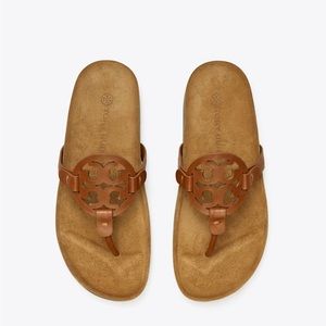 Tory Burch Miller Cloud Sandal, color: “Natural”